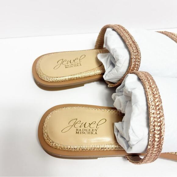 JEWEL BADGLEY MISCHKA HELENA SLIDE SANDAL WOMEN SIZE 9.5 BRAND NEW WITH BOX - Picture 7 of 9